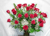 Roses Arranged in a Vase