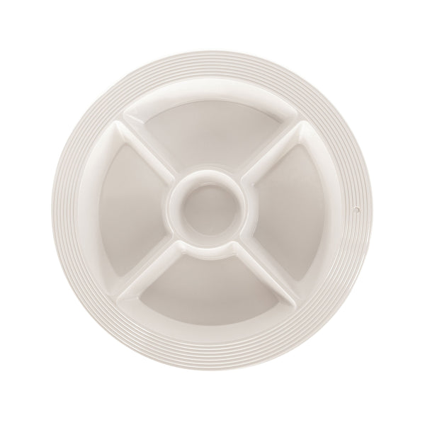 pinstripes melamine divided dish