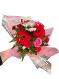 Valentine's Day Wrapped Bouquet
