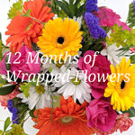 12 Months of Wrapped Flowers