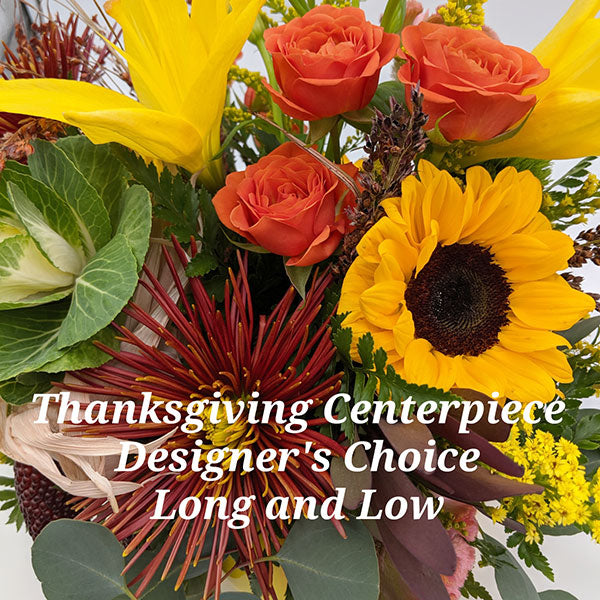 Long and Low Thanksgiving Centerpieces Designer's Choice